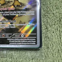 Pokemon TCG Alakazam 009 Mega Evolutions ETB Promo NM Sealed - Image 3