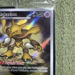 Pokemon TCG Alakazam 009 Mega Evolutions ETB Promo NM Sealed - Image 4