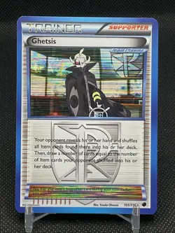 Pokemon Plasma Freeze 101/116 Ghetsis (Team Plasma) Holo - Image 1