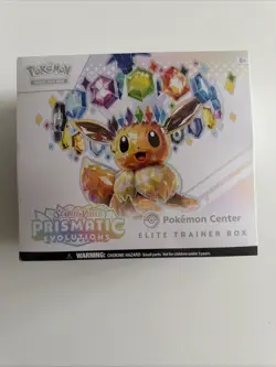 Prismatic Evolutions - Pokemon Center Elite Trainer Box - Factory Sealed - New! - Image 1