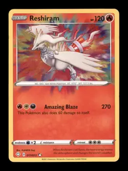 RESHIRAM 017/072 AMAZING RARE SHINING FATES POKEMON NM/M - Image 1