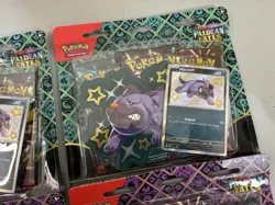 Lot of 6 - Pokemon Paldean Fates 3 Pack Blister Tech Sticker Collection - Image 2