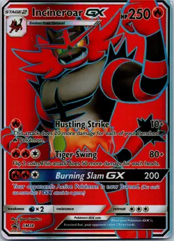 Pokemon Black Star Promo Incineroar GX SM38 Holo - Image 1