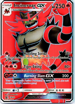 Pokemon Black Star Promo Incineroar GX SM38 Holo - Image 2