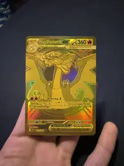Mega Charizard X ex 130/094 Gold–Phantasmal Flames Mega Hyper Rare - Image 1