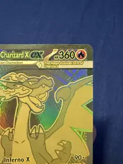 Mega Charizard X ex 130/094 Gold–Phantasmal Flames Mega Hyper Rare - Image 4