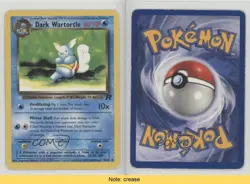 Dark Wartortle Pokemon Team Rocket #46 2000 READ 2f4 - Image 3