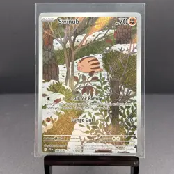 Swinub - 165/159 Illustration Rare Holo SV09: Journey Together Pokemon NM - Image 1
