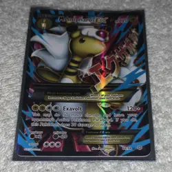 Pokemon M Ampharos EX Ultra Rare Full Art Holo XY Ancient Origins 88/98 220 HP - Image 2