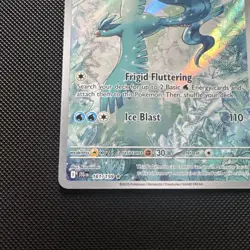 Pokemon Cards Articuno 161/159 Journey Together Illustration Rare NM *2 - Image 3