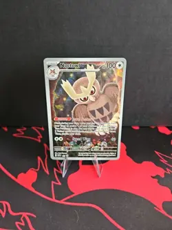 Pokemon TCG Noctowl #141 Promo Card Stellar Crown ETB, Near Mint/Mint (NM/MT) - Image 1