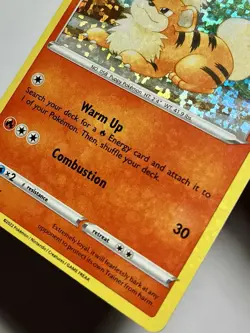 Growlithe 4/15 (MP) Confetti Holo McDonald’s Promo 2022 Pokemon Card TCG - Image 4