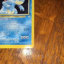 Pokemon Feraligatr Neo Genesis Holo Rare 1st Edition Card 4/111 100 HP Stage 2 - Image 2