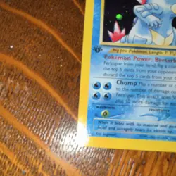 Pokemon Feraligatr Neo Genesis Holo Rare 1st Edition Card 4/111 100 HP Stage 2 - Image 4