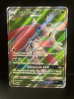 Pokemon Card Lurantis GX (Full Art) Ultra Rare SM Base Set 138/149 - Image 1