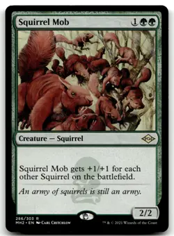 MTG Squirrel Mob R Modern Horizons 2 286 LP - Image 1