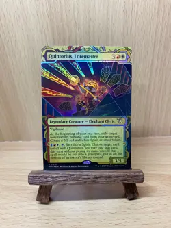 Showcase Foil Quintorius Loremaster - NM - MOM 0314 MTG Magic The Gathering - Image 1