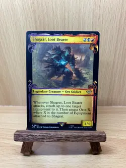 Showcase Scroll Shagrat Loot Bearer - NM - LTR 0679 MTG Magic The Gathering - Image 1