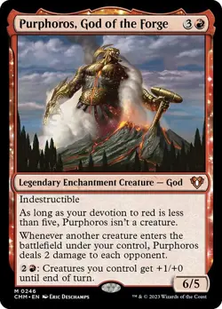[MTG] Purphoros, God of the Forge (0246) (CMM) NM - Image 1