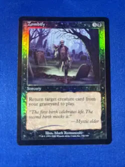 1x FOIL ZOMBIFY x1 Odyssey Original LP MtG Magic fast shipping - Image 1
