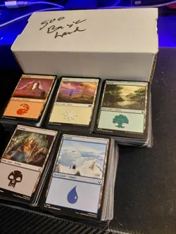 500 Basic Land Magic The Gathering 100 Each: Swamp Mountain Plains Island Forest - Image 2