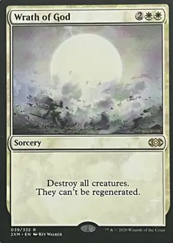 Wrath of God -Double Masters - Magic MTG - LP - Rare - Image 1