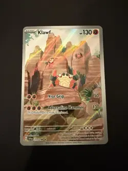2023 Scarlet & Violet Pokemon - KLAWF Illustration Rare 217/198 - Image 1