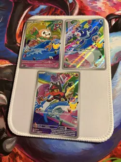 🔥 Pokemon Starter Bundle Lot 💎 Rowlet, Popplio, Litten Full Art Cards Mint Raw - Image 1
