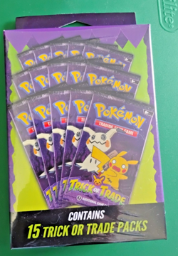 POKEMON TRICK OR TREAT BOOSTER PACK SET 15 PACKS SEALED/NEW - Image 1