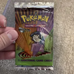 Pokemon TCG Gym Challenge Booster Pack Sabrina Art WOTC 2000 Sealed - Image 1