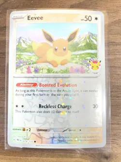 Pokemon Eevee - 074/131 Pokemon Day Promo Reverse Holo - Image 1