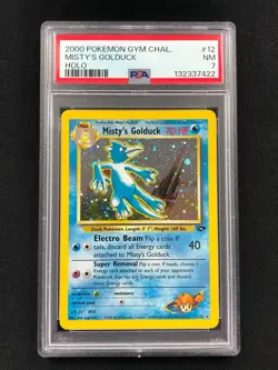 Pokemon 2000 Misty's Golduck Holo 12/132 PSA 7 - Image 1