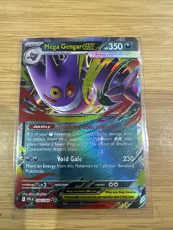 Pokemon TCG Mega Gengar EX 056/094 Phantasmal Flames NM Condition - Image 1