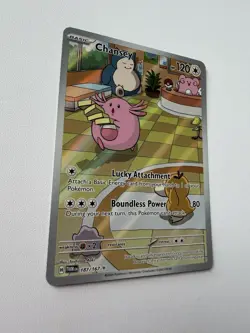 Pokemon Chansey 187/167 Illustration Rare Twilight Masquerade Near Mint - Image 2