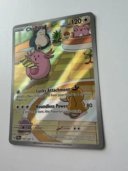 Pokemon Chansey 187/167 Illustration Rare Twilight Masquerade Near Mint - Image 3