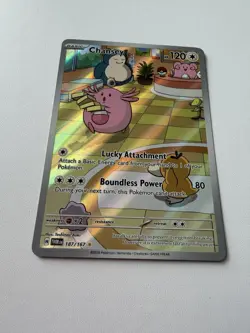 Pokemon Chansey 187/167 Illustration Rare Twilight Masquerade Near Mint - Image 4