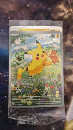 Pokemon TCG Pikachu Paldea Adventure Chest SVP 088 Black Star Promo Sealed NM - Image 1