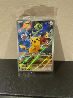 Pikachu SVP 027 - Paldea Evolved Black Star Promo - Pokemon TCG - Sealed - Image 1