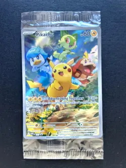 Pikachu SVP 027 - Paldea Evolved Black Star Promo - Pokemon TCG - Sealed - Image 1