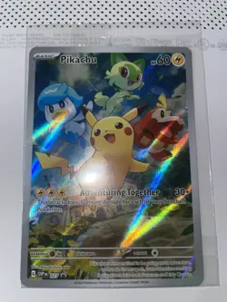 Pokemon TCG Pikachu SVP 027 Paldea Evolved Black Star Promo New Sealed - Image 2
