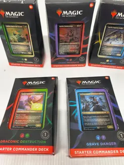 Magic the Gathering Commander Starter Decks Set of 5 FREE SHIPPING - Image 5