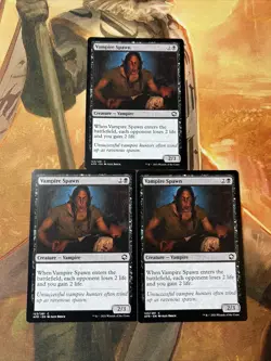 x3 Vampire Spawn AFR MTG 123/281 COMMON M/NM - Image 1