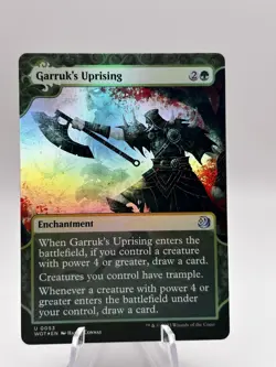 Garruk's Uprising 0053 Foil Wilds of Eldraine: Enchanting Tales WOT MTG NM - Image 1