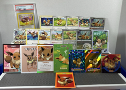 Pokemon Lot of Cards and Stickers All Eevee #133 Eevee Only Pokemon Lot of 21 - Image 1