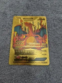 Pokemon Evolution Charizard v Gold Foil Wild Flames Mo SMP 26-43 - Image 1