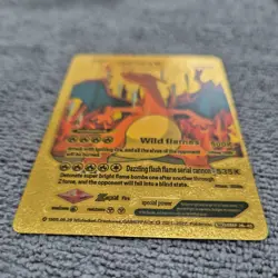 Pokemon Evolution Charizard v Gold Foil Wild Flames Mo SMP 26-43 - Image 2