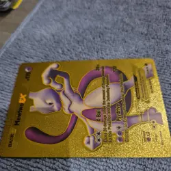 Pokemon Mewtwo EX HP 170 Gold Foil Fan Art Card 98/99 - Image 5