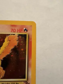 1999 Pokemon Fossil Moltres 12/62 Holo Rare Unlimited English Card - Image 3