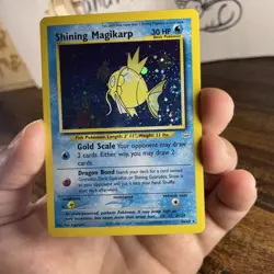 ✨ Pokemon, Shining Magikarp, “DOUBLE” HOLO Error, SWIRL, Neo Revelation ✨ - Image 5