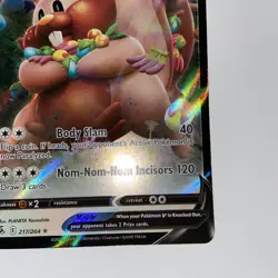 Pokemon TCG Greedent V Fusion Strike 217/264 Holo Ultra Rare NM Fast Shipping - Image 3